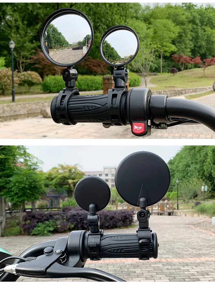 2PCS Bicycle Rearview Mirror 360 Degree Adjustable Rotatable Universal Cycling Handlebar Rear View Mirrors for MTB Road Bike - Image 17