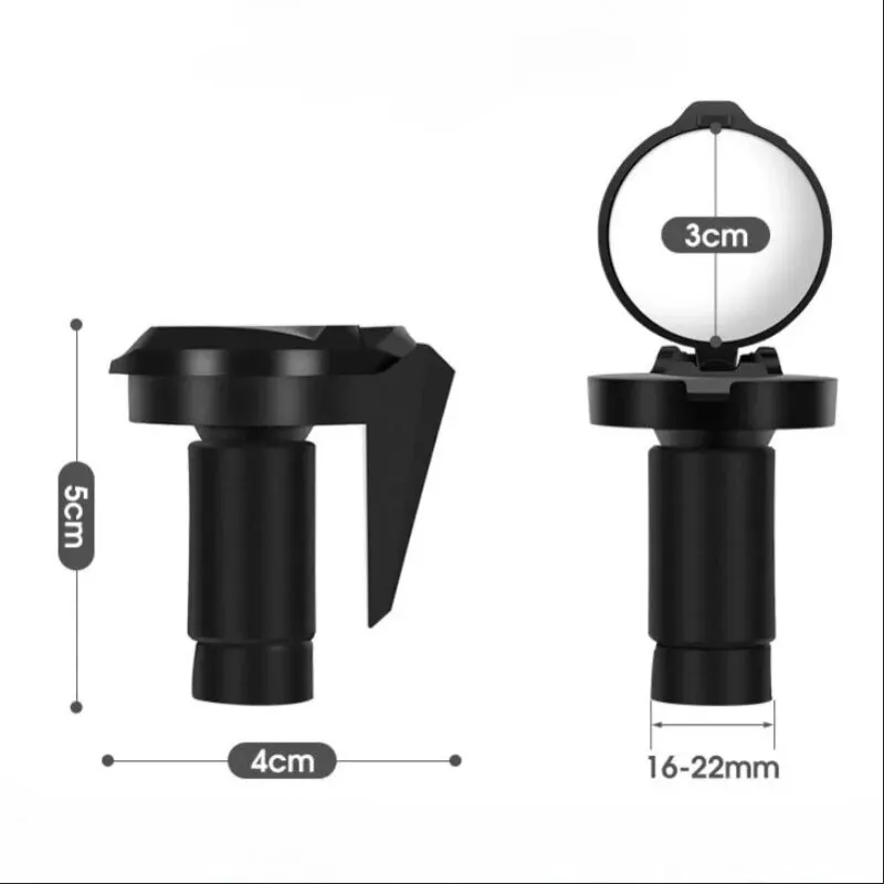 Bicycle 1PC Rear View Convex Mirror Handlebar Drop Bar Mount Acrylic Lens Back Sight Reflector Light Weight - Image 6