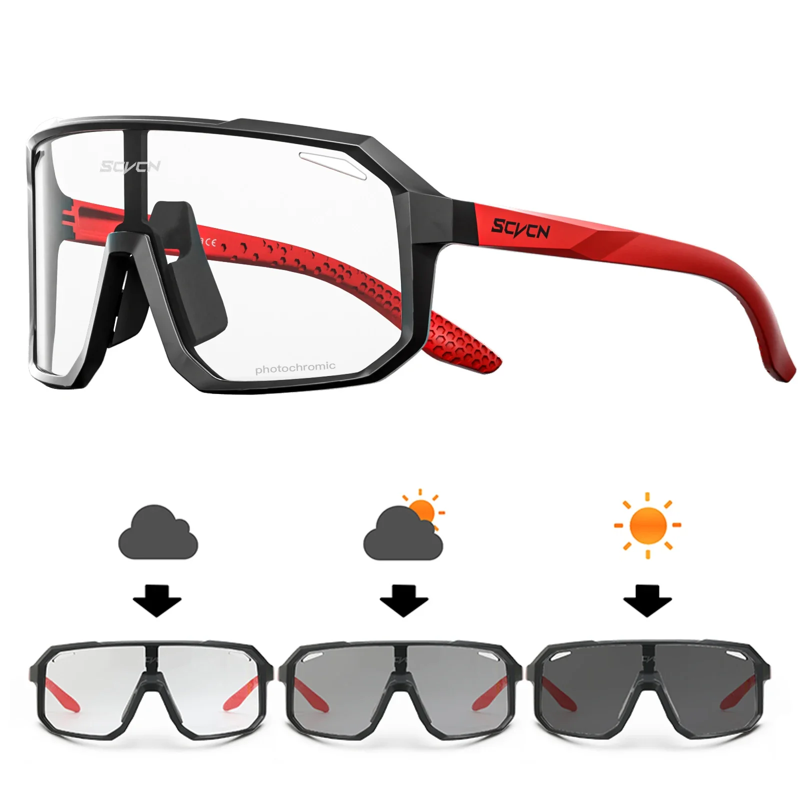 SCVCN New Outdoor Cycling Glasses Bike Sunglasses Men UV400 Eyewear Sports MTB Goggles Bicycle Women Riding Hiking Sunglasses - Image 26